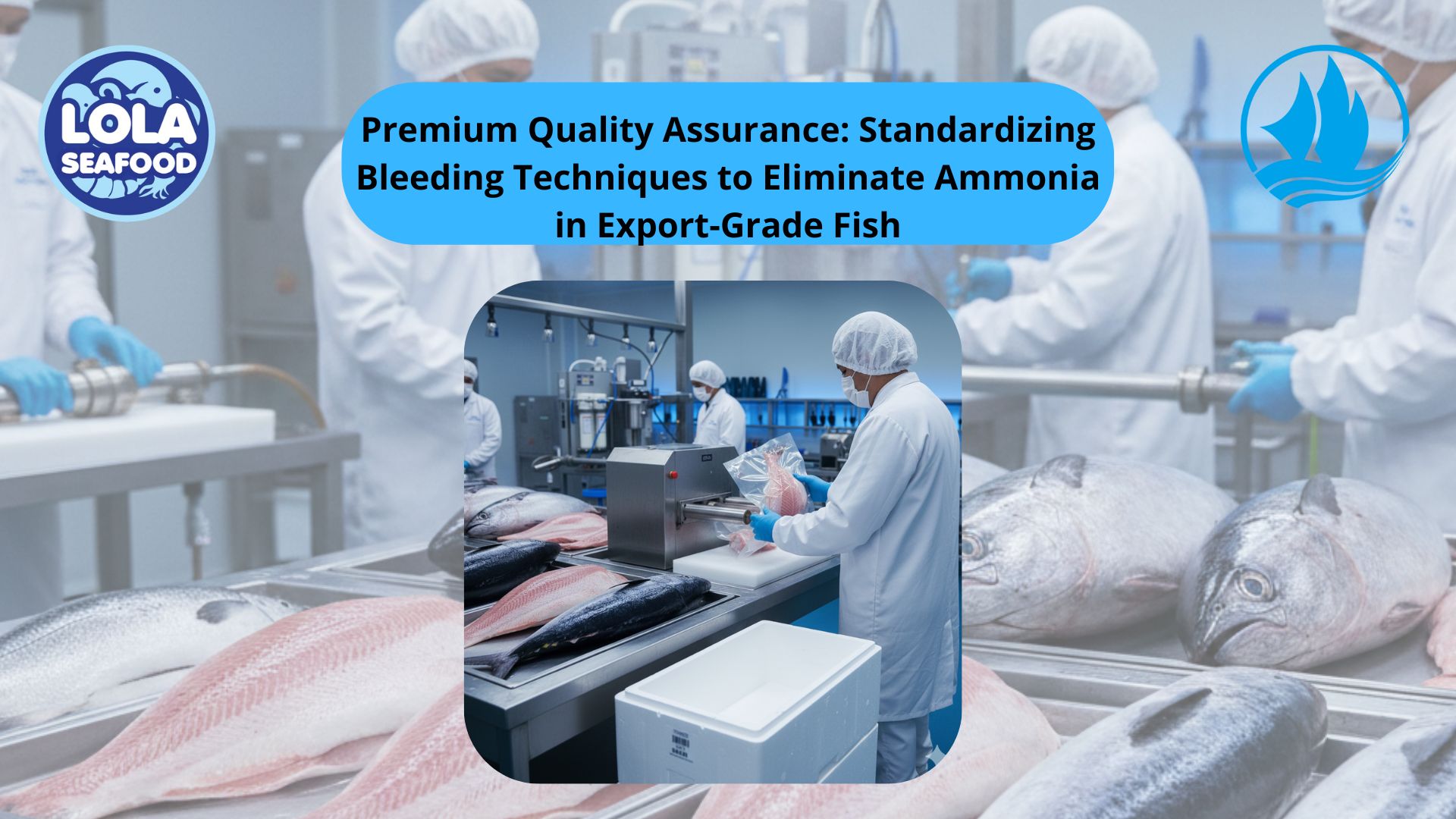 Premium Quality Assurance: Standardizing Bleeding Techniques to Eliminate Ammonia in Export-Grade Fish